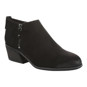 Dr. Scholl’s Women's Lainey Almond Toe Western Short Booties Black Size 9 1/2